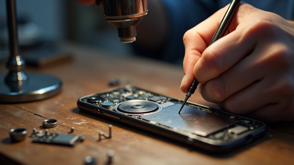 szybka precyzyjna naprawa głośnika iPhone