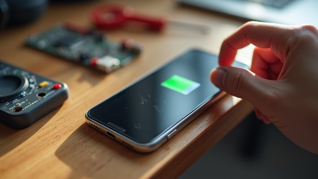 iphone stan baterii iphone'a tarn w