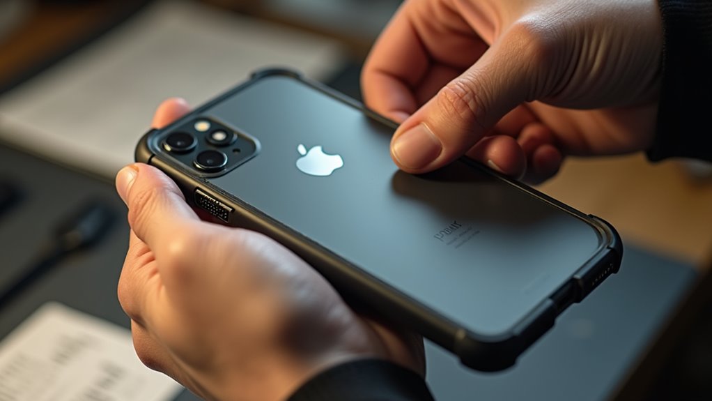Montaż ochronnego etui na iPhone'a Włocławek cena instalacji etui na iPhone
