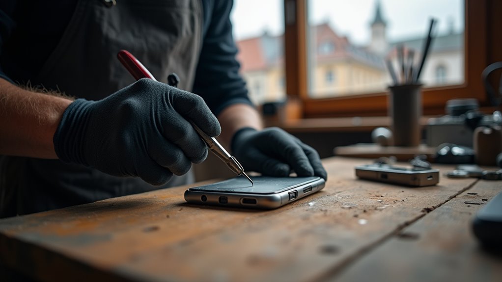 usługa prostowania obudowy iPhone'a