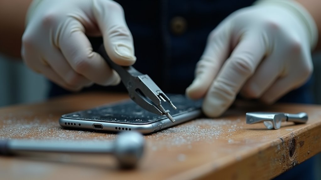 usługa prostowania obudowy iPhone'a