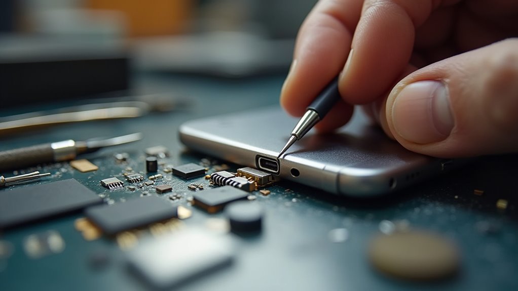 diagnostyka gniazda słuchawek iPhone