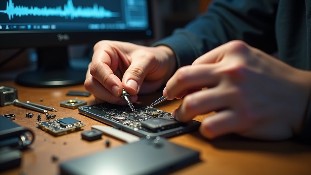 iphone problemy diagnostyczne mikrofonu