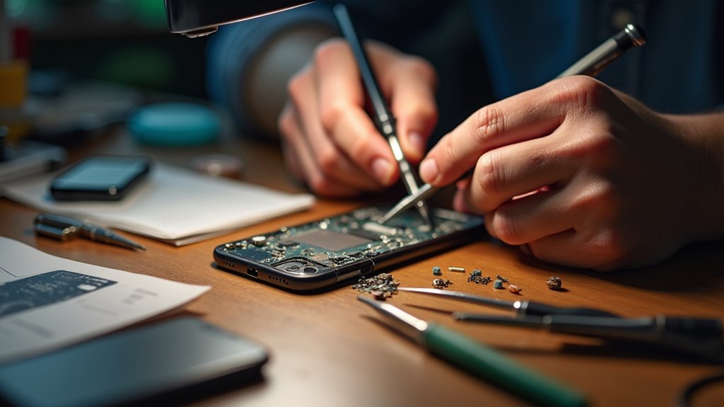 naprawa mikrofonu iPhone'a p ock