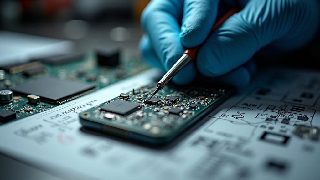 diagnostyka usterek płyty głównej iPhone