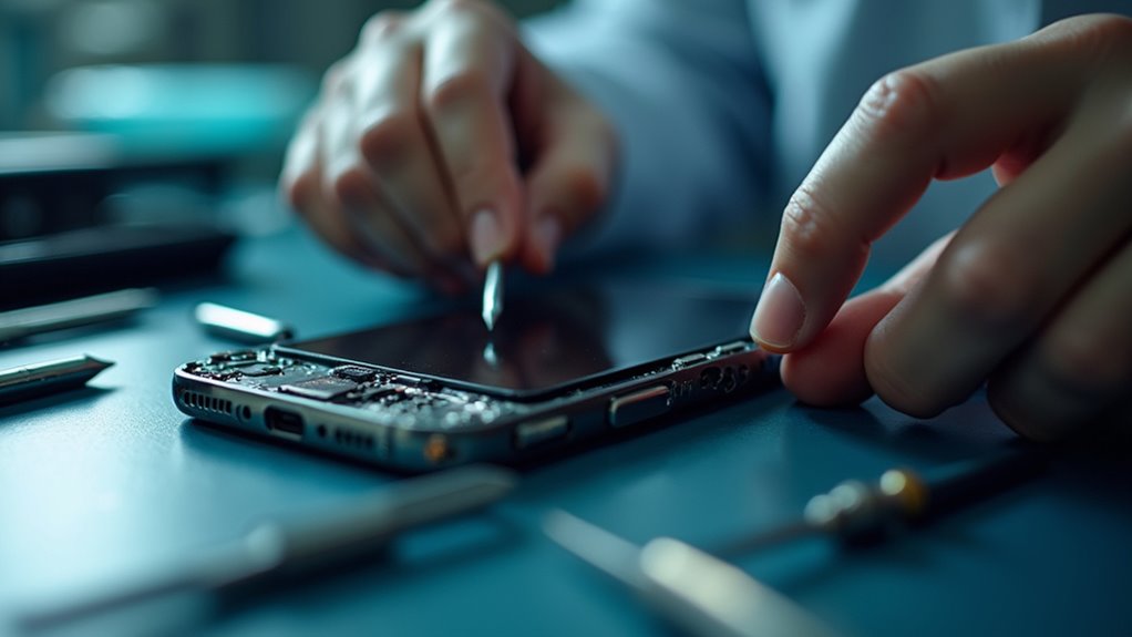 iPhone przed diagnostyką naprawczą