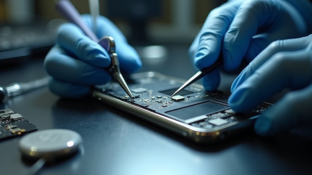 diagnostyka czujnika zbliżeniowego iPhone