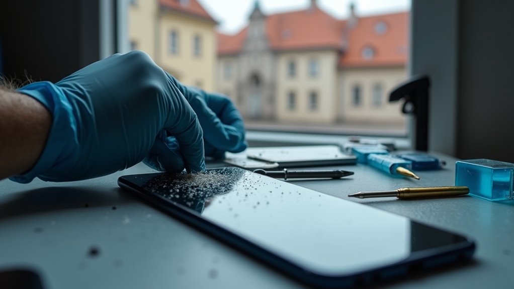 wymiana tylnej szyby iPhone'a