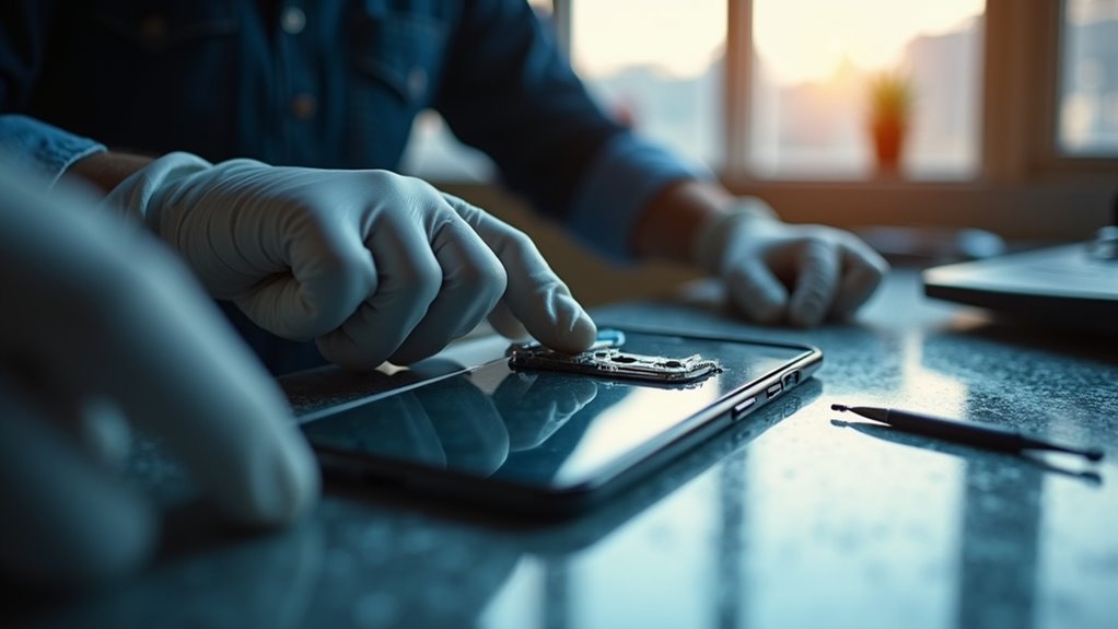 wymiana tylnego szkła iPhone'a