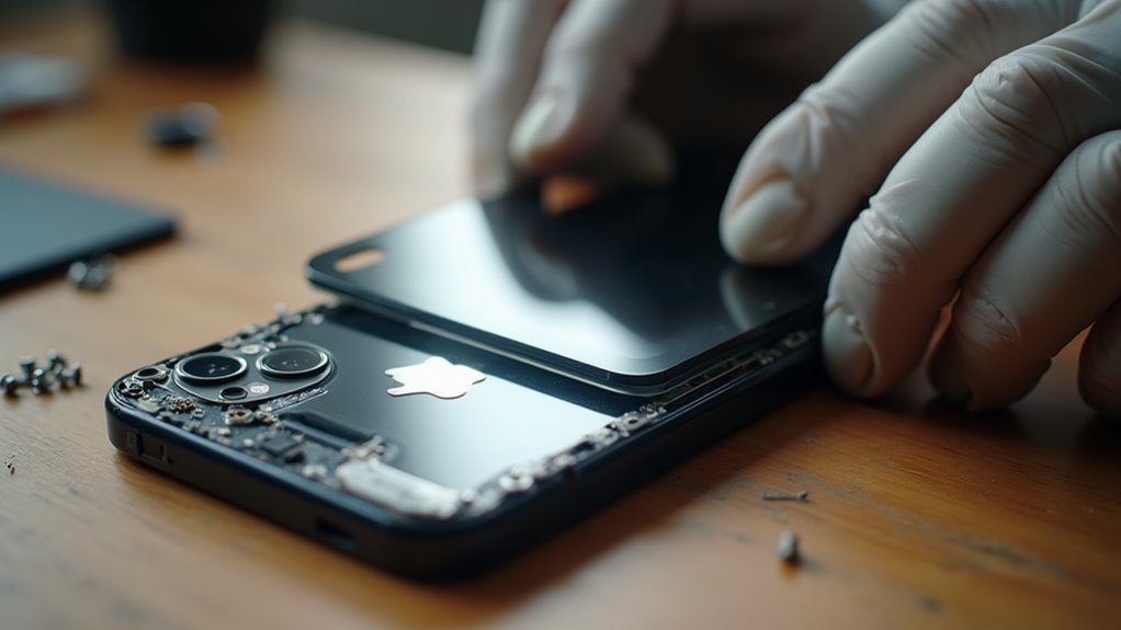 wymiana tylnego szkła iPhone'a