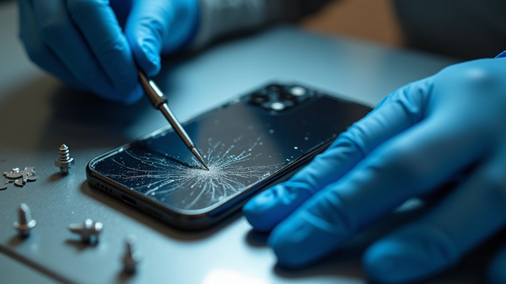 Wymiana tylnej szyby iPhone Bielsko-Biała iphone rear screen replacement bielsko bia a