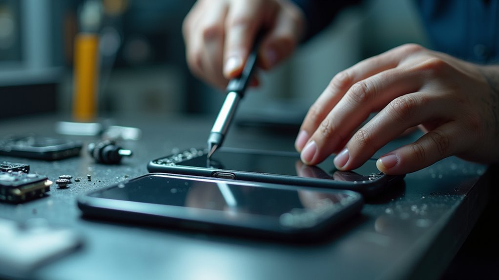 wymiana tylnego szkła iPhone'a