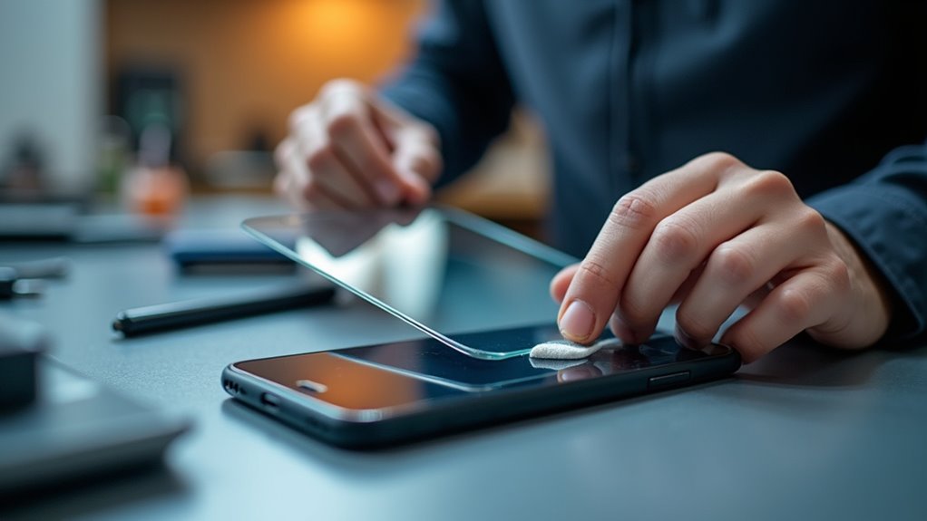 Montaż szkła ochronnego na ekran iPhone'a Grudziądz cennik ochrony ekranu iPhone