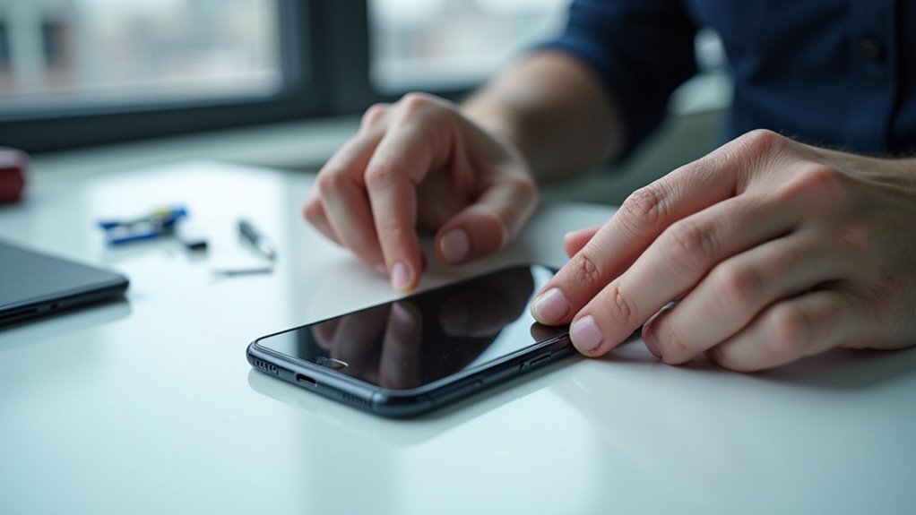 instalacja szkła ochronnego na ekran iPhone Kalisz