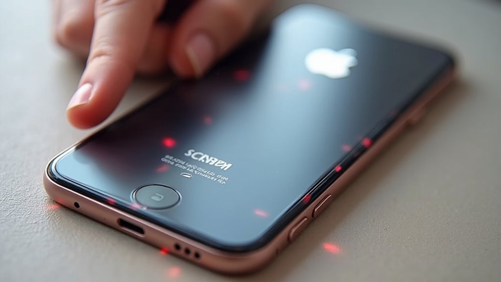 Instalacja szkła ochronnego na ekran iPhone'a Szczecin Instalacja ochrony ekranu iPhone
