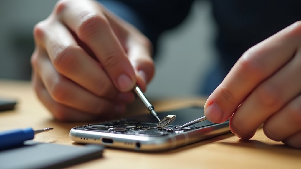 wymiana tacy karty SIM iPhone