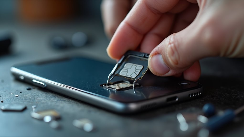iphone tacka na kartę SIM iPhone