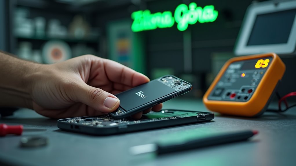 sprawdzenie stanu baterii telefonu w Zielonej Górze