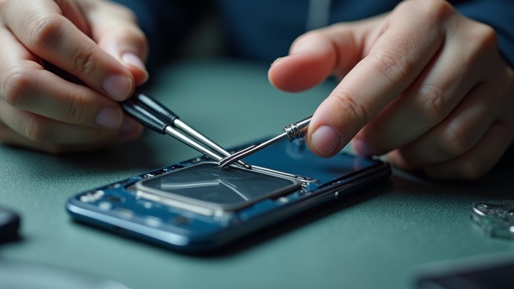 naprawa szkła obiektywu telefonu