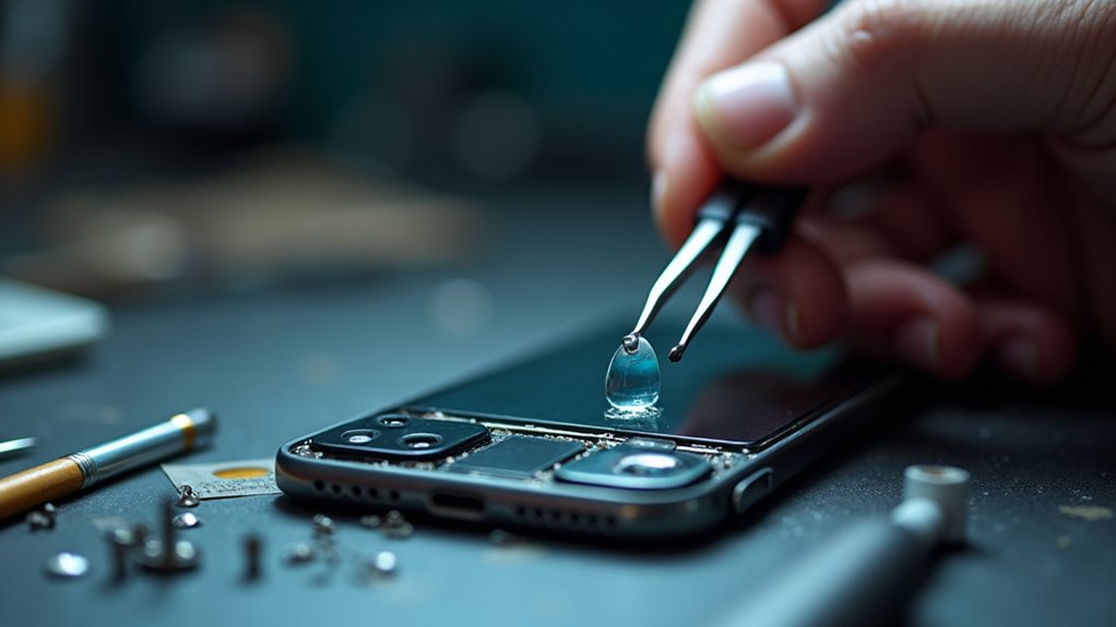 wymiana szkła w aparacie telefonu