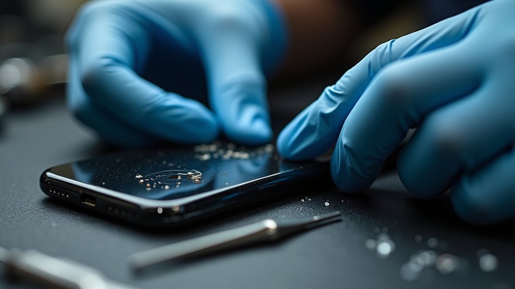 renowacja szkła aparatu w telefonie