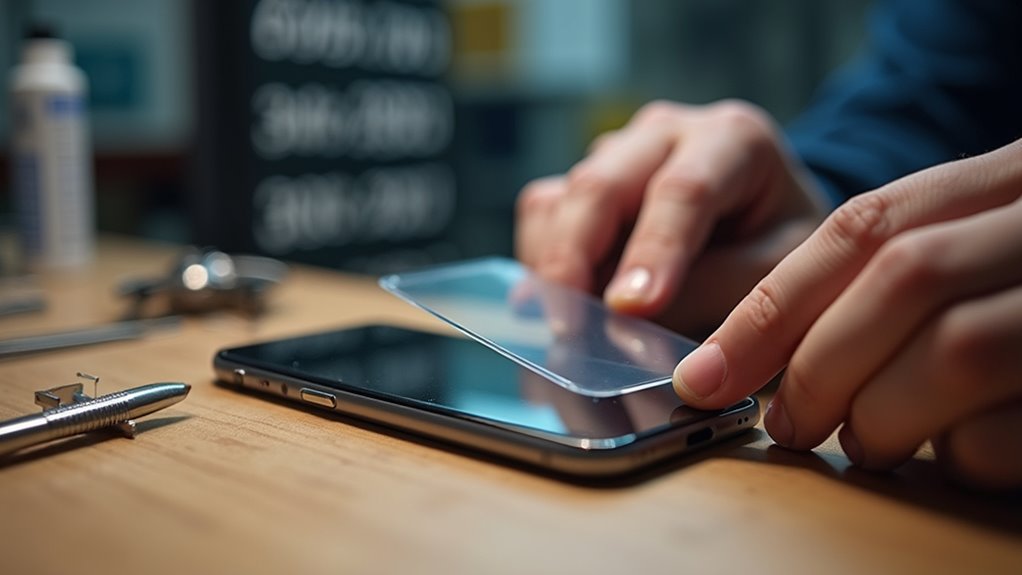 Montaż szkła ochronnego na ekranie iPhone’a Jaworzno ceny montażu szkła do telefonu