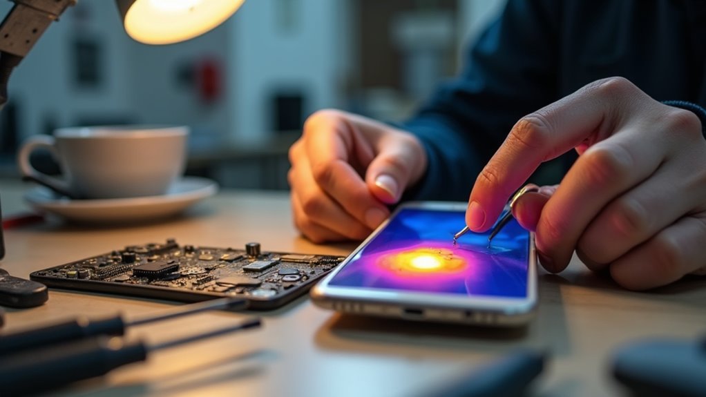 diagnostyka naprawa przegrzewającego się telefonu