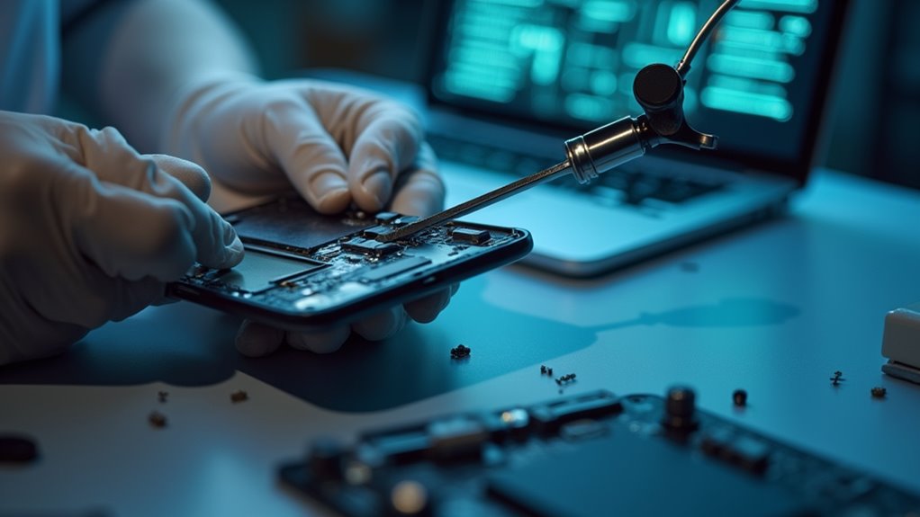 diagnostyka czujnika zbliżeniowego telefonu
