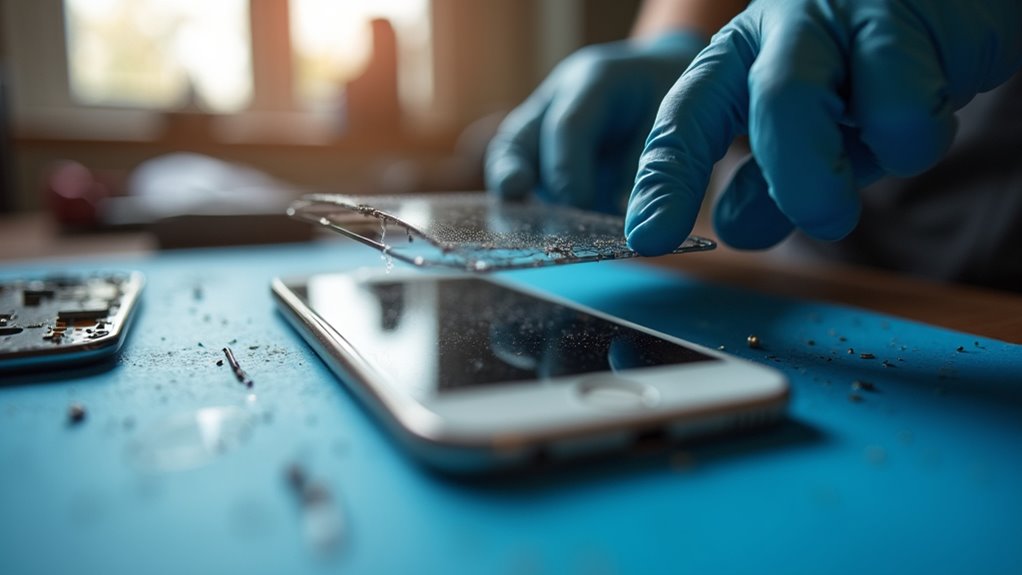 Wymiana tylnej szyby iPhone'a Dąbrowa Górnicza wymiana tylnej szyby telefonu