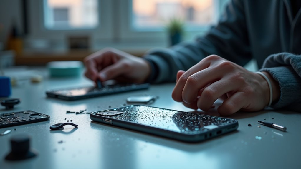 wymiana tylnej szyby telefonu