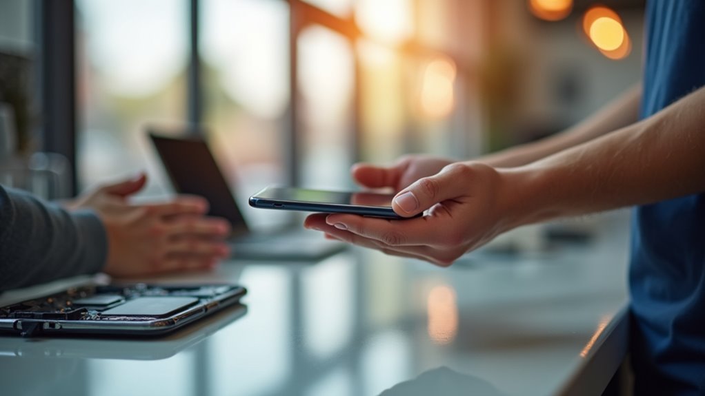 przebieg serwisu naprawy telefonów