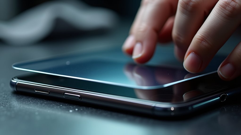 Montaż szkła ochronnego na ekranie iPhone’a Tarnów ochrona ekranu telefonu