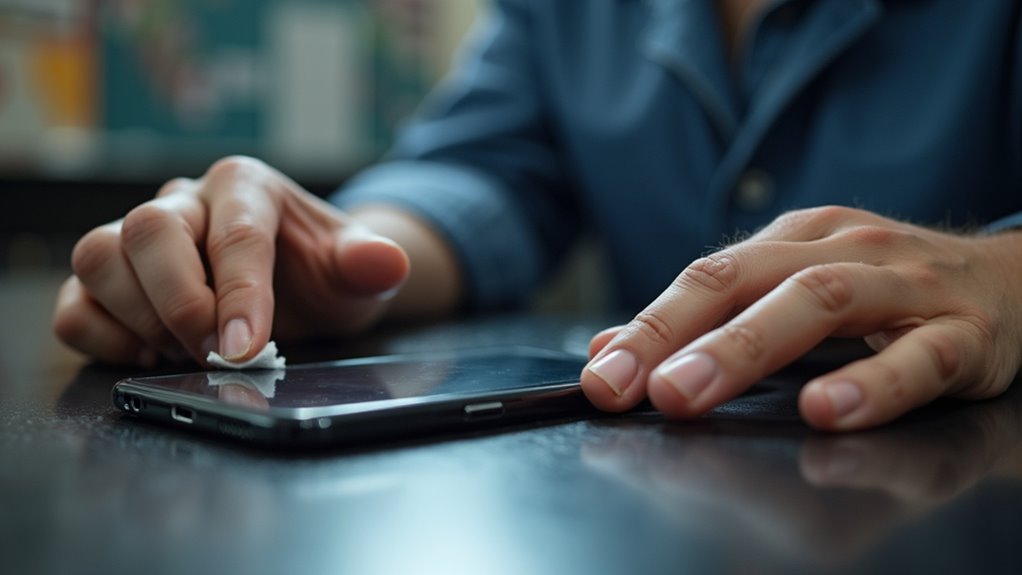 Montaż szkła ochronnego na ekranie iPhone'a Ruda Śląska ochrona ekranu telefonu korzyści