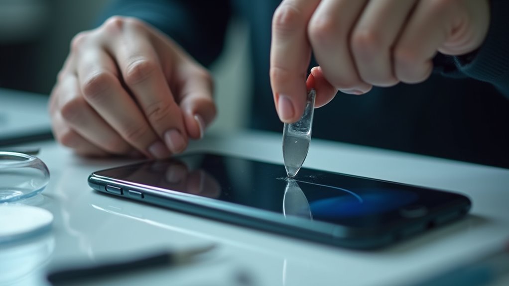 Montaż szkła ochronnego na ekran iPhone'a Grudziądz ochrona ekranu telefonu korzyści
