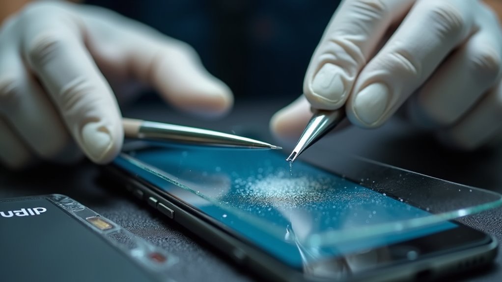 Montaż szkła ochronnego na ekranie iPhone’a Rybnik ochrona ekranu telefonu korzyści