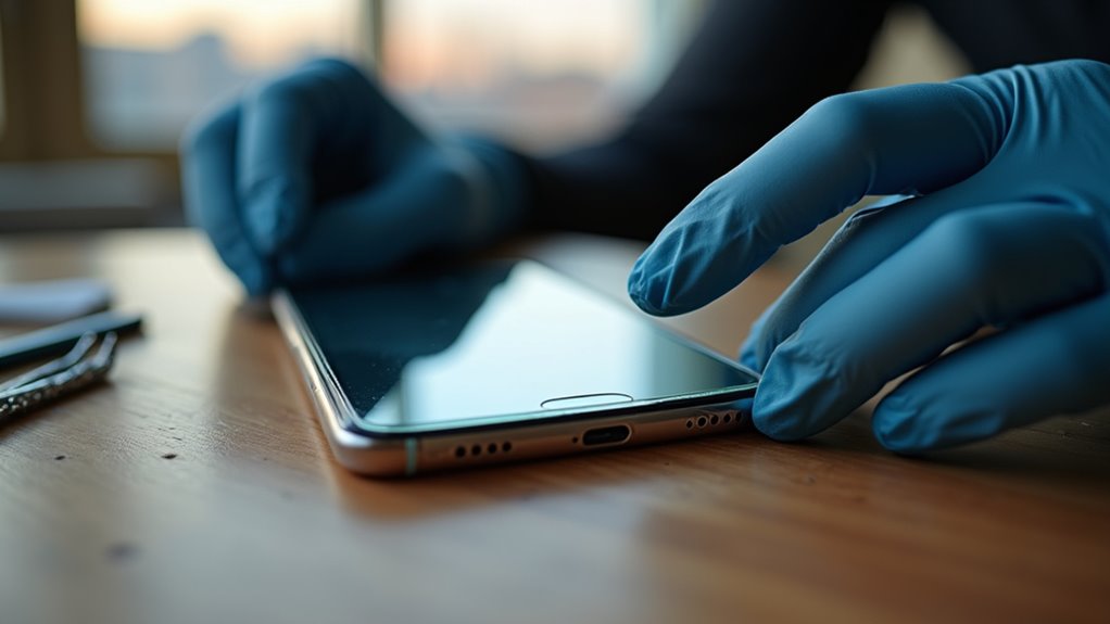 Montaż szkła ochronnego na ekranie iPhone'a Płock instalacja ochronnego szkła na ekran telefonu
