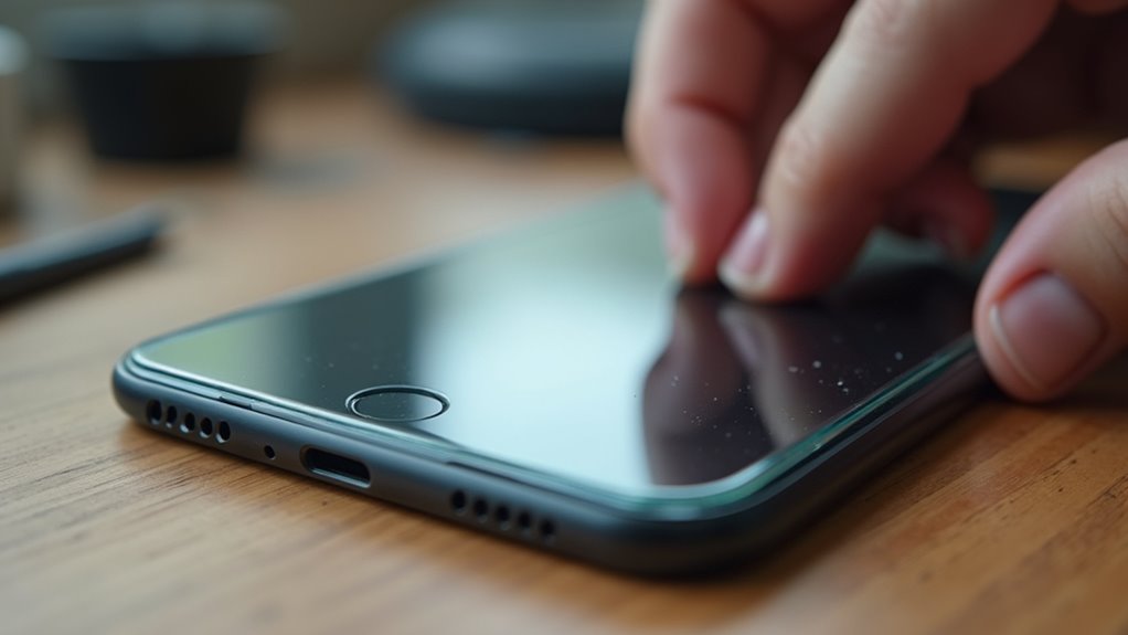 Montaż szkła ochronnego na ekranie iPhone’a Jaworzno instalacja szklanej ochrony ekranu telefonu w Jaworznie