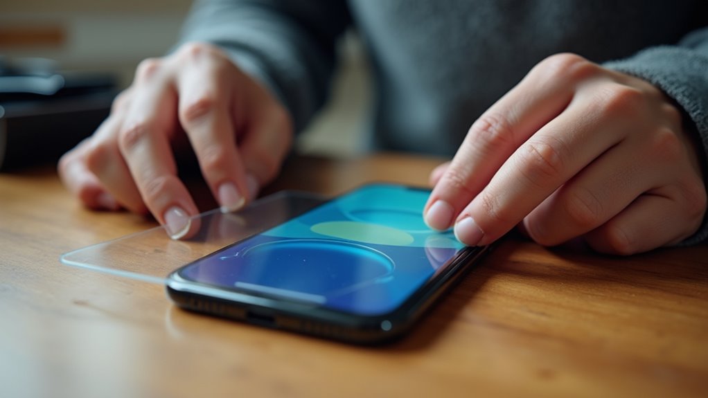 phone screen protector installation d browa g rnicza