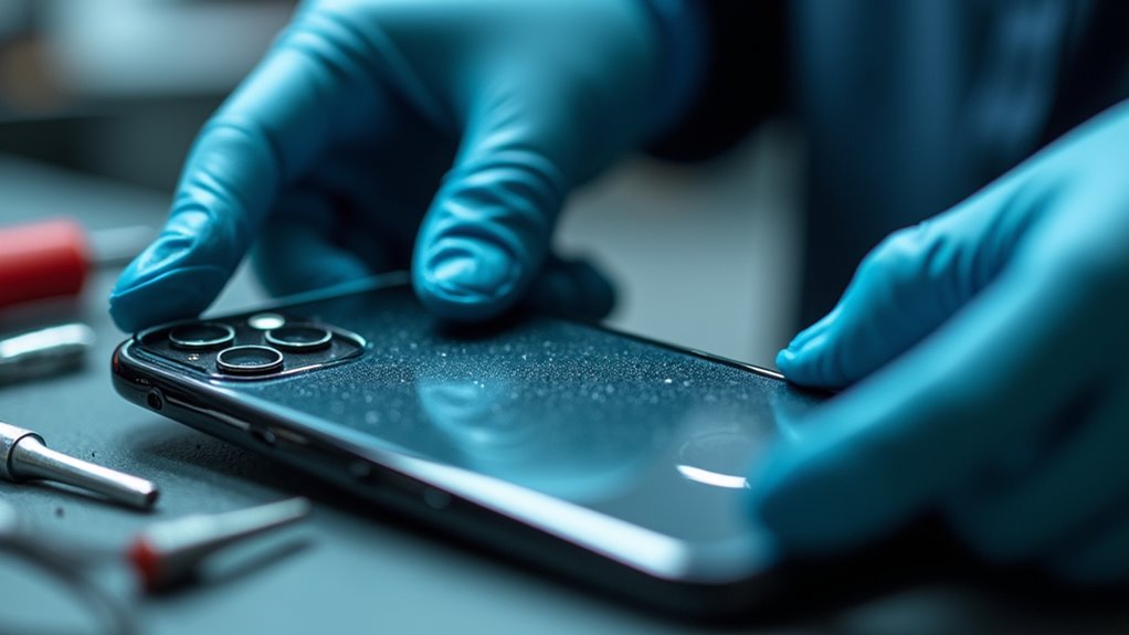 phone screen protector installation in chorzow