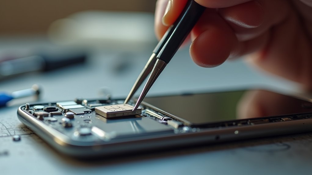 wymiana tacy na kartę SIM telefonu