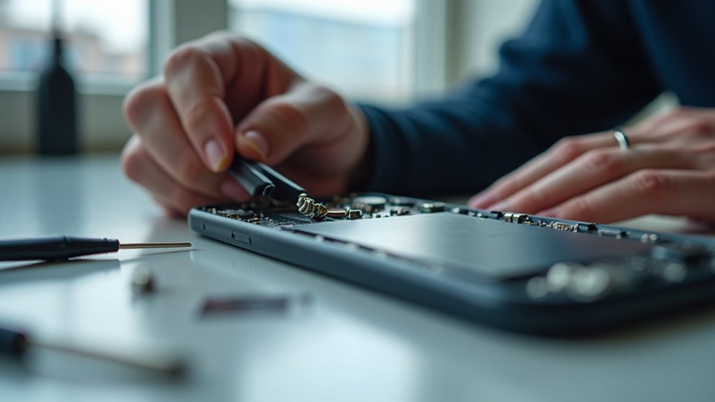 naprawa silnika wibracyjnego telefonu p ock