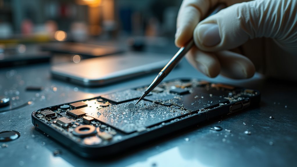 telefon uszkodzenie wodą naprawa tarn w