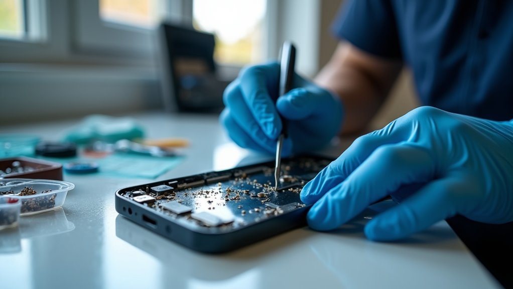 naprawa/odzyskiwanie telefonu po zalaniu