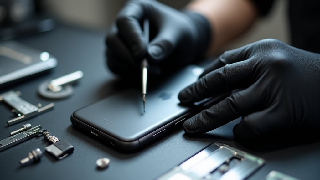 precyzyjna instalacja akcesoriów do iPhone