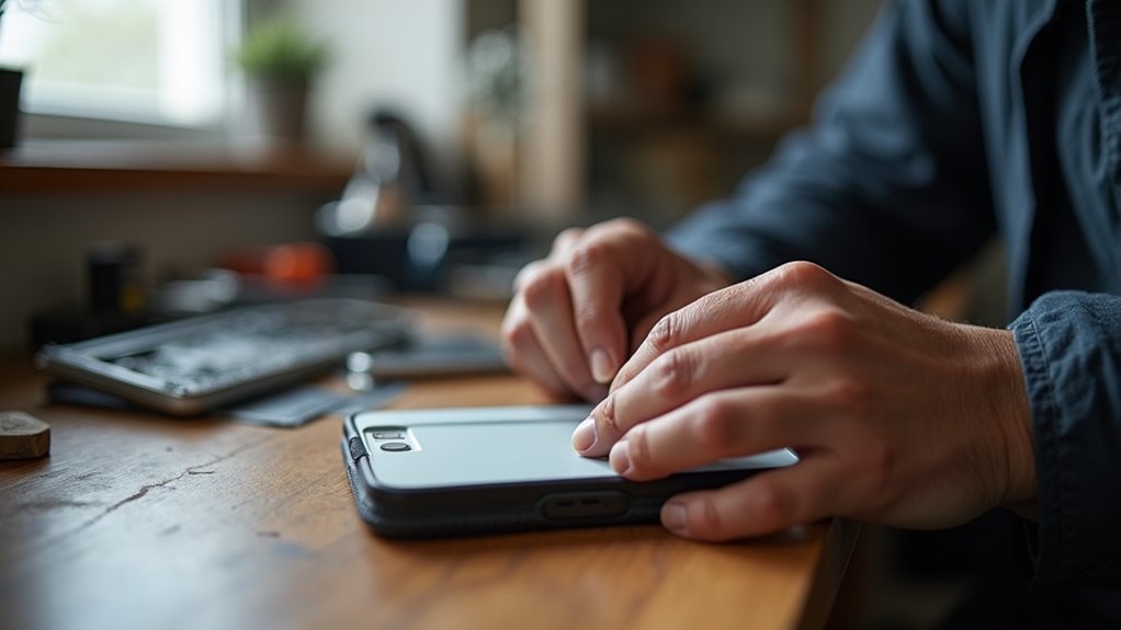 precyzyjna instalacja etui na iPhone