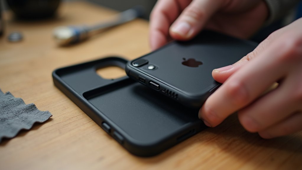 dokładna instalacja ochronna iPhone
