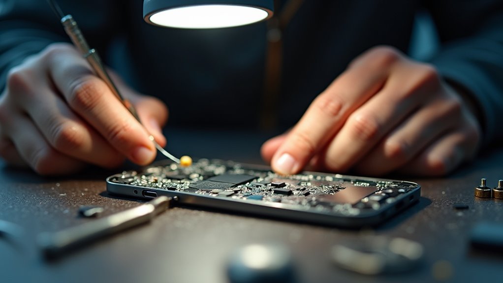 precyzyjna naprawa płyty głównej iPhone