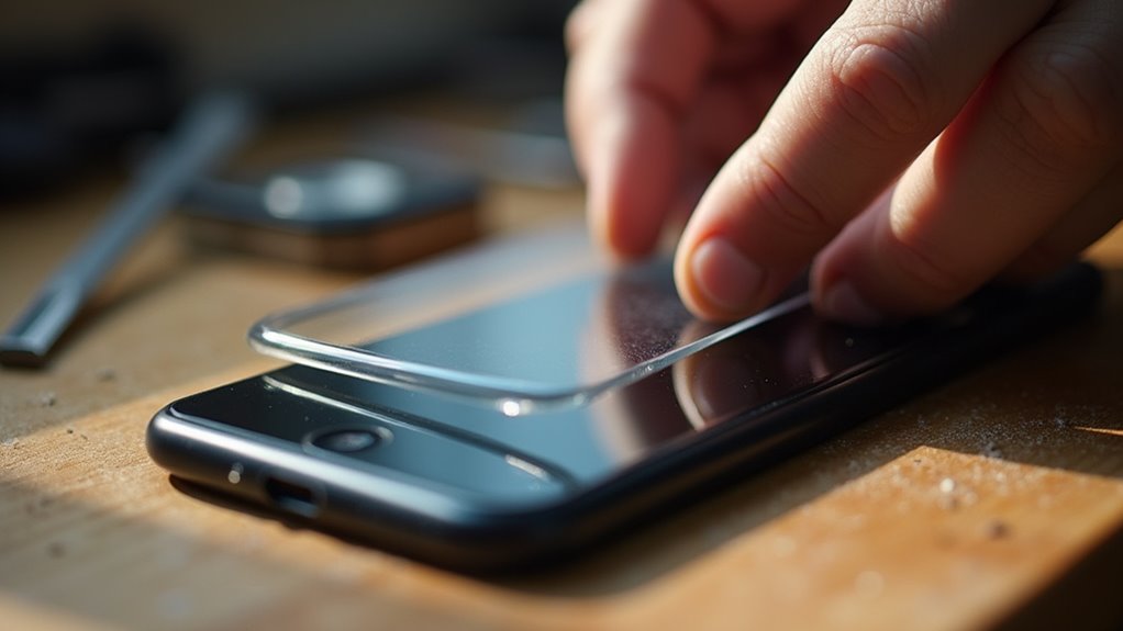Montaż szkła ochronnego na ekranie iPhone’a Tarnów profesjonalna instalacja szkła ochronnego na iPhone