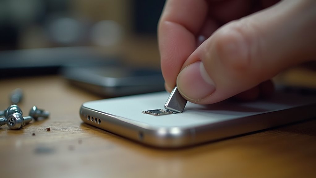 profesjonalna wymiana tacy na kartę SIM do iPhone