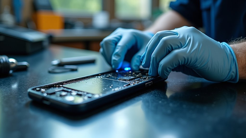 profesjonalna diagnostyka uszkodzeń iPhone’a spowodowanych przez wodę